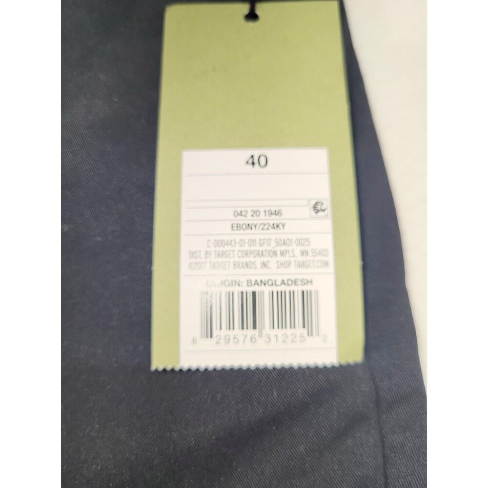 GOODFELLOW Mens Size 40 Black Wrinkle Resistant Flat Front Linden Tech Shorts - Picture 3 of 7